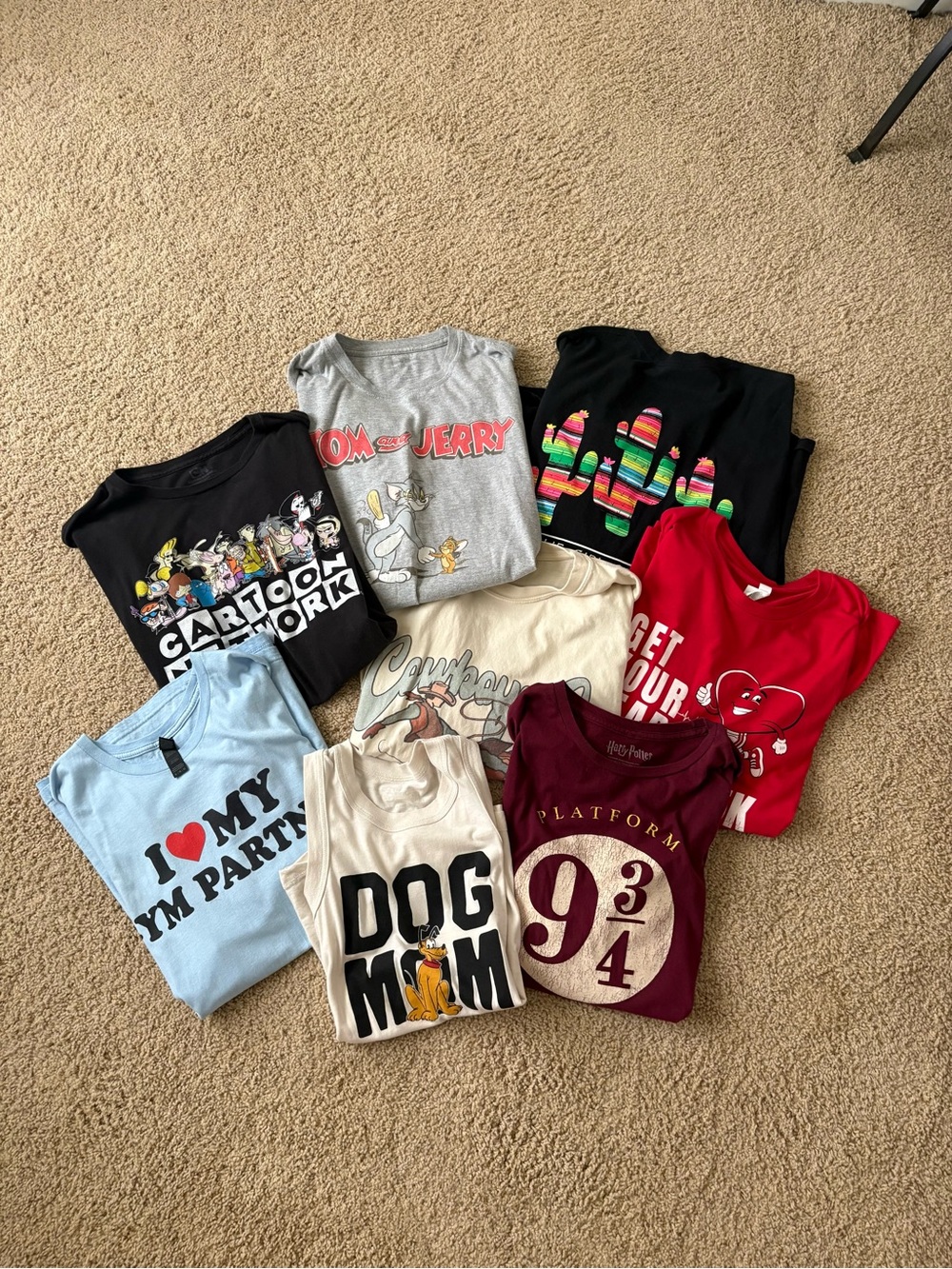 Assorted Graphic Tee Bundle